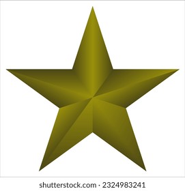 Star vector icon. Classic isolated shiny star. Trendy flat design. Logo illustration. EPS 10.