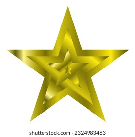 Star vector icon. Classic isolated shiny star. Trendy flat design. Logo illustration. EPS 10.
