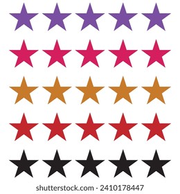 star - Vector icon color vector 