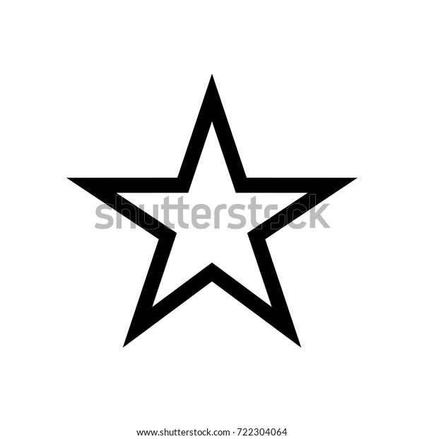 Star Vector Icon Editable Stroke 256x256 Stock Vector (Royalty Free ...