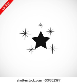 Star vector icon, flat design best vector icon