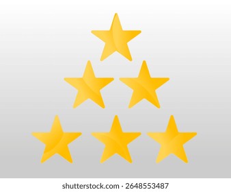Star vector icon. flat star element. Star Rating System, for apps and websites. Represents quality. Star vector