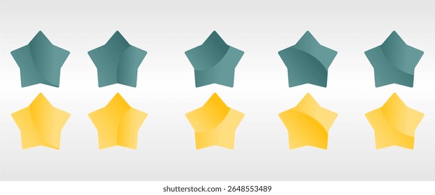 Star vector icon. flat star element. Star Rating System, for apps and websites. Represents quality. Star vector