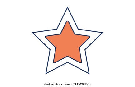 icono del vector de estrella. icono de ilustración de estrella