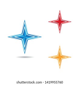 Star vector icon illustration design