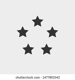 star vector icon illustration design grey background