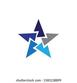 Star vector icon illustration design