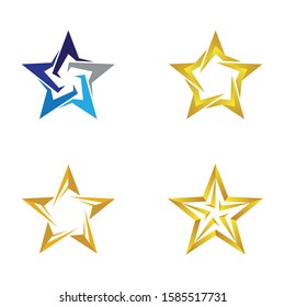 Star vector icon illustration design