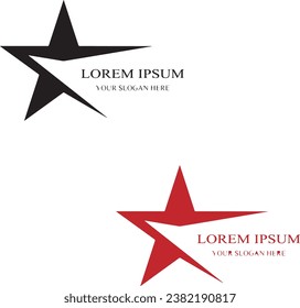 Diseño de ilustración de icono del vector de estrella.eps