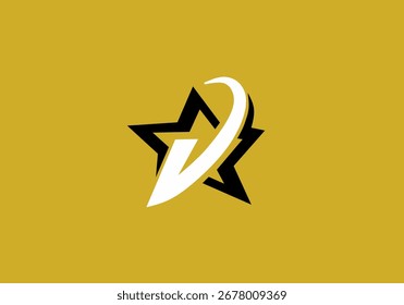 Design de ilustração de ícone de vetor de estrela