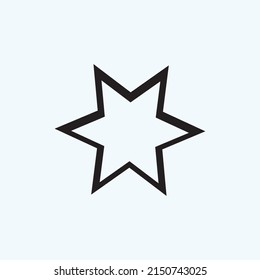 Star vector icon illustration eps - Vector