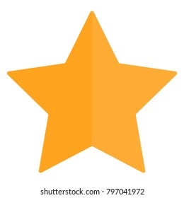 Star vector icon illustration flat design