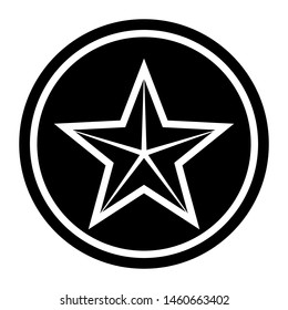 Star vector icon. Star illustration symbol for web or mobile.