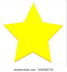 Star vector icon. Isolated classic rating. Favorite fashion flat design. Star graphics on websites, mobile applications.