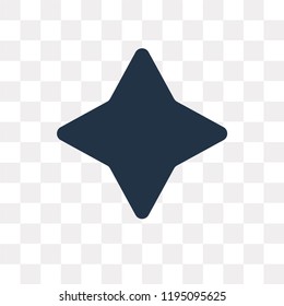 Star vector icon isolated on transparent background, Star transparency concept can be used web and mobile