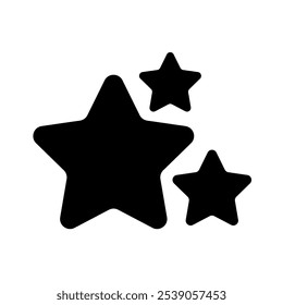 Stern, Vektorsymbol einzeln auf weißem Hintergrund