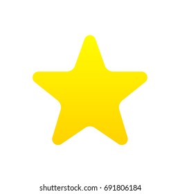 Star vector icon. Vector star. Star icon. Level complete. Logo template. Cartoon star. Ui elements. Game icon. Achievement badge. Winner's trophy icon. Symbol of victory. Reward badge. First place. 