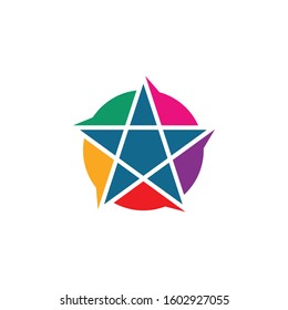 star vector icon logo illustration design