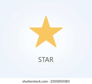 Star Vector, Icon Or Logo Sign Symbol Illustration