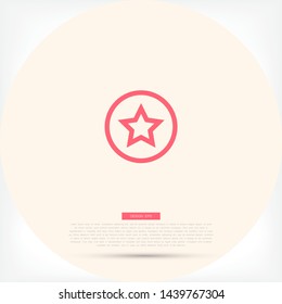 Star Vector icon . Lorem Ipsum Illustration design