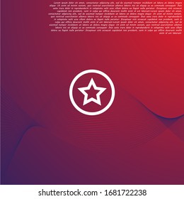 Star Vector icon . Lorem Ipsum Illustration design