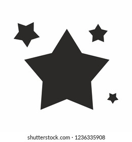 Star vector Icon on white background