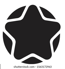 Star Vector Icon on white background. Illustration for design