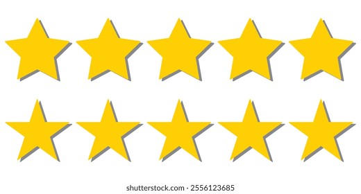 star vector icon set illustration. 