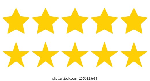 star vector icon set illustration. 