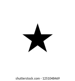 star vector icon. star sign on white background. star icon for web and app
