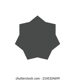 Star-Vektorsymbol. Einfaches Piktogramm.