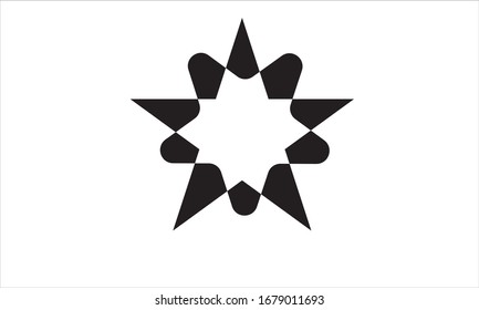 Star vector icon, simple star sign for  design