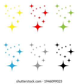 Star vector icon. Sparkle illustration sign. shining burst symbol. Twinkling logo.