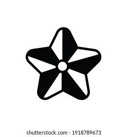 Star Vector Icon Stil Illustration. EPS10-Datei