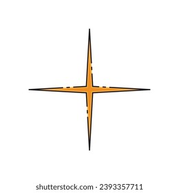 diseño de imagen de ilustración de icono vector de estrella
