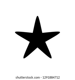 Star vector icon. Star Icon in trendy flat style isolated on white background. Rating symbol for web design