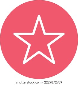 Star  Vector Icon which is suitable for commercial work and easily modify or edit it
