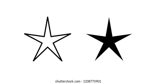 Star vector icons