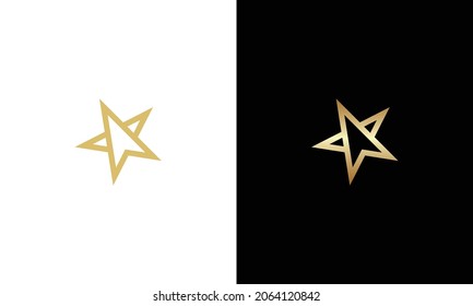 Star vector icons. Set of star symbols isolated.