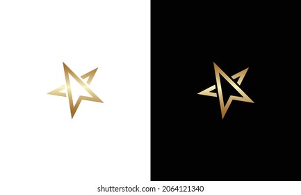 Star vector icons. Set of star symbols isolated.