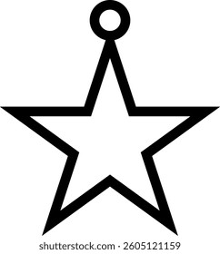 Star vector icons. Set of star symbols isolated.