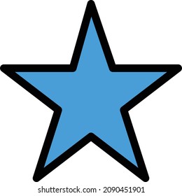 star vector illustration isolated on a transparent background. stroke vector icons for concept or web graphics.
