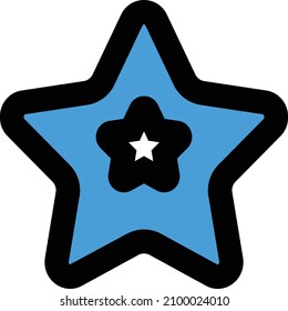 star vector illustration isolated on a transparent background. stroke vector icons for concept or web graphics.