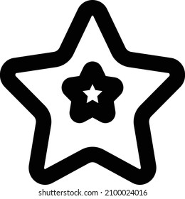 star vector illustration isolated on a transparent background. stroke vector icons for concept or web graphics.