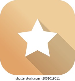 ilustración de estrella Vector en un fondo transparente. Símbolos de calidad premium. Icono de color plano de línea vectorial para el concepto y el diseño gráfico.