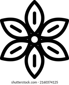 ilustración de estrella Vector en un fondo transparente. Símbolos de calidad superior. Iconos vectoriales de línea delgada para el diseño de conceptos y gráficos. 
