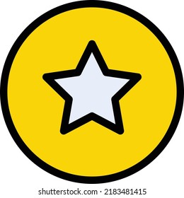 Ilustración de Star Vector sobre un fondo transparente.Símbolos de calidad premium.Icono vectorial de trazo para el concepto y el diseño gráfico.