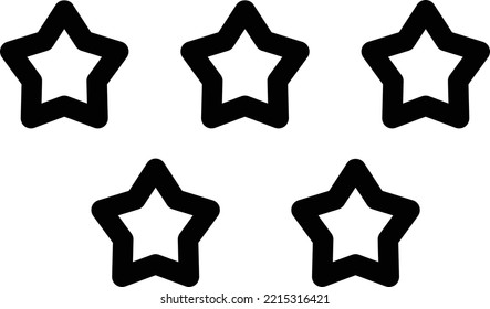 star  Vector illustration on a transparent background. Premium quality symmbols. Thin line vector icons for concept and graphic design. 
