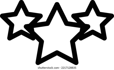 star Vector illustration on a transparent background. Premium quality symbols. Thin line vector icons for concept and graphic design. 
