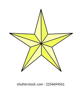 star vector illustration on white base